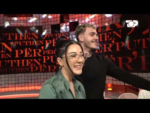 Artjoni puth në qafë Giselën para të gjithëve - Për’puthen prapaskena