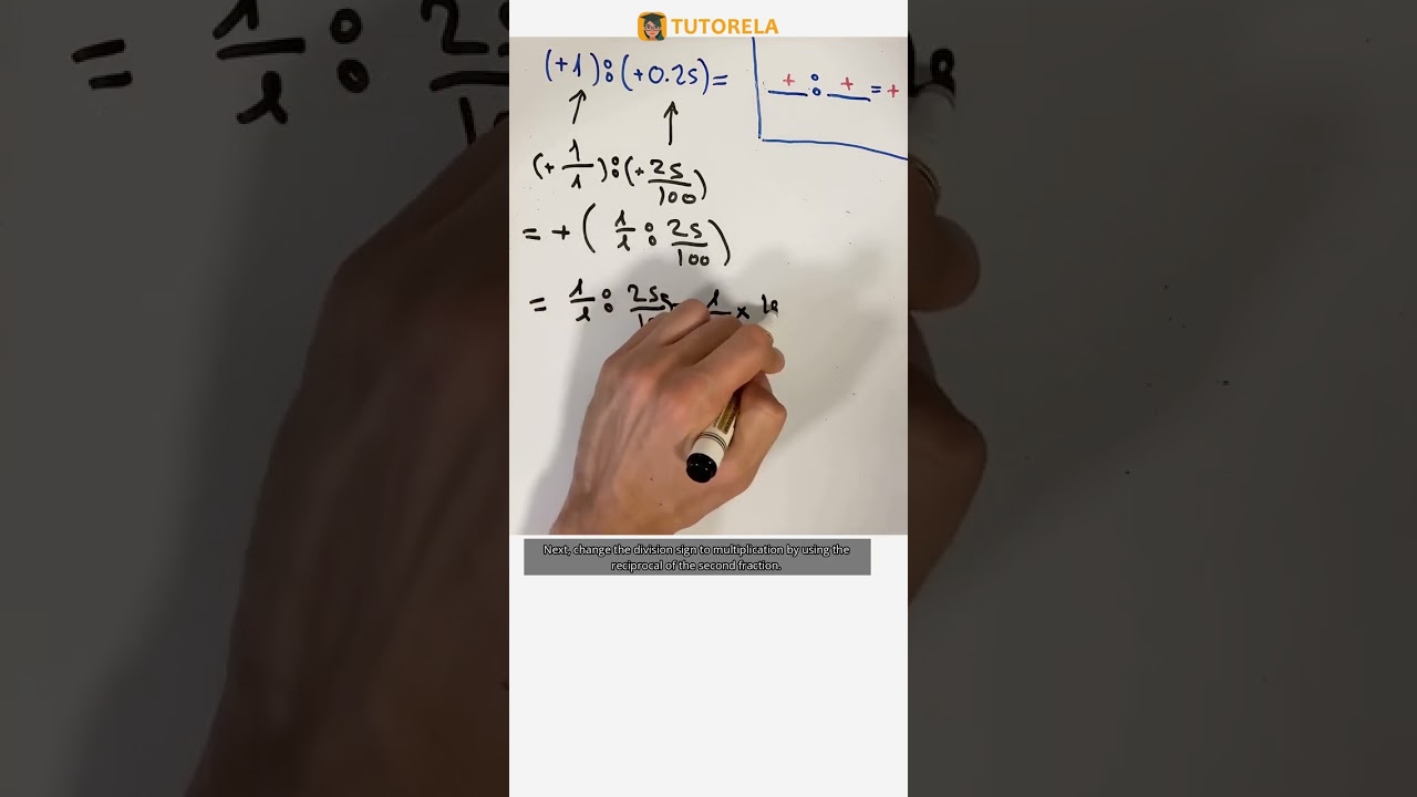 Solve Division: 1 ÷ 0.25 with Fractions Explained #Math #SignedNumbers(positiveAndNegative)