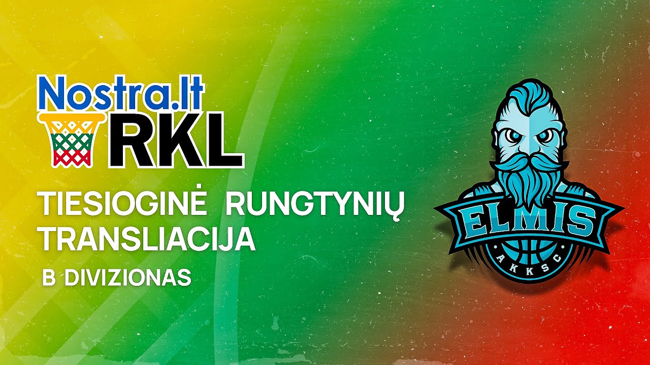 Nostra.lt-RKL B diviziono atkrintamųjų rungtynės: Anykščių KKSC Elmis - Kauno raj. Tornado KM-Tauras