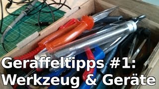 Geraffeltipps #1: Werkzeug und Geräte, empfohlen vom Nasenmann