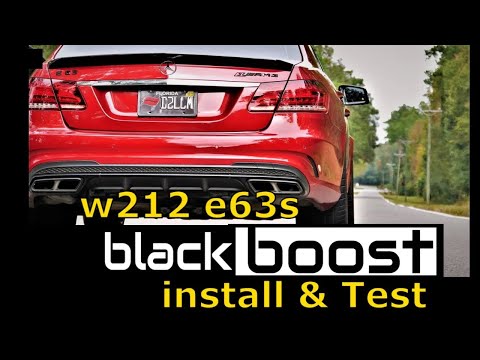 BLACKBOOST install and testing! w212 E63