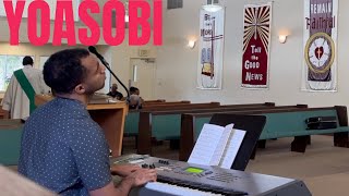 I played Racing into the Night on piano at church