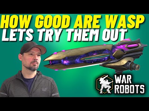 War Robots Wasp,  How Good Are They ?   WR Wasp Leech Gameplay