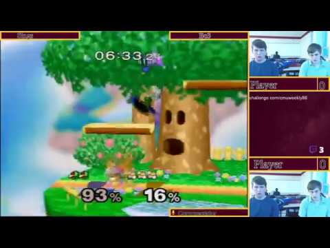 Babs (Falco) vs MirrorMan (Fox) - SSBM Singles - CMU Weekly #86