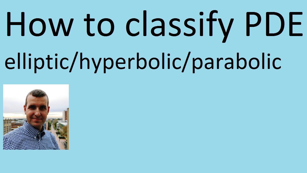 How to classify second order PDE