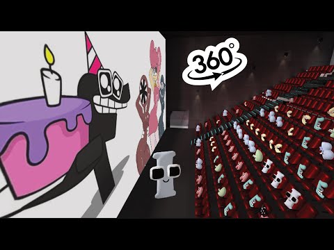 Alphabet lore 360° - CINEMA HALL | Letter I react to Alphabet Lore meme #3 | VR/360° Experience