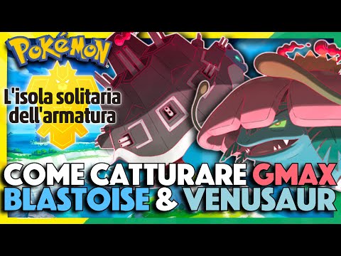 COME CATTURARE BLASTOISE E VENUSAUR GIGAMAX SELVATICI | POKEMON SPADA E SCUDO L'ISOLA DELL'ARMATURA