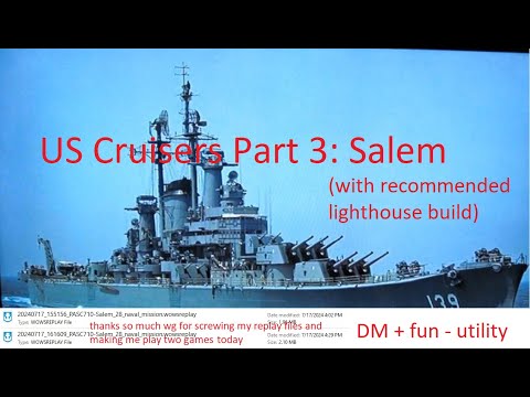 A World of Warships Roundup: US Cruisers Part 3: Salem