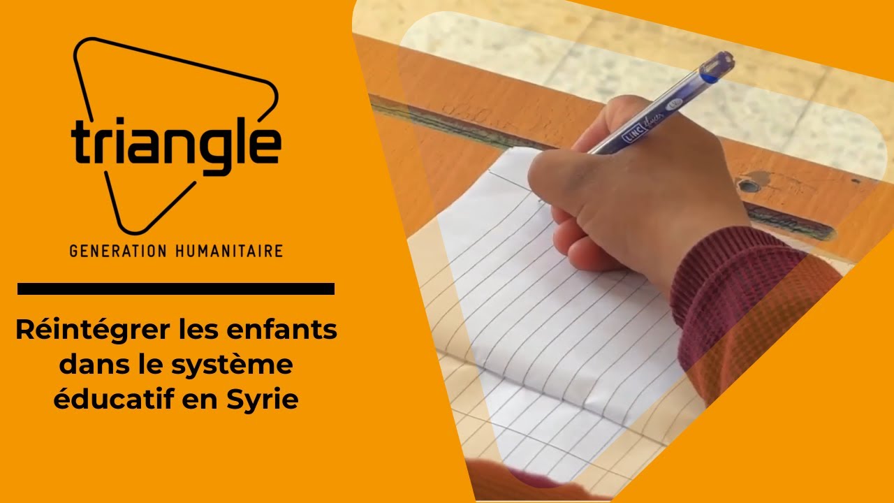 🎓 #Syrie - Réintégrer les enfants dans le système éducatif