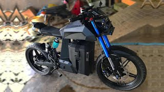 DIY Electric Motorcycle 53 mph / 85 kmh