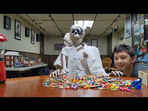 Mikey turned out resident skeleton Tony into One Eyed Willy from The film The Goonies