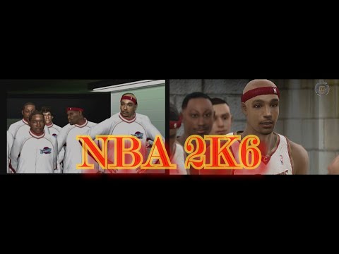 NBA 2K6 PS2 and XBOX 360 Side by Side Comparison