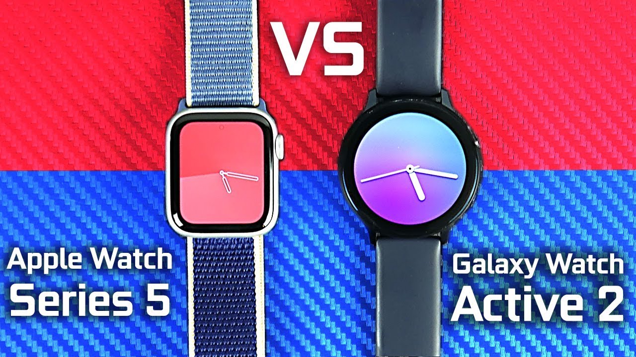 Apple Watch Series 5 vs Samsung Galaxy Watch Active 2