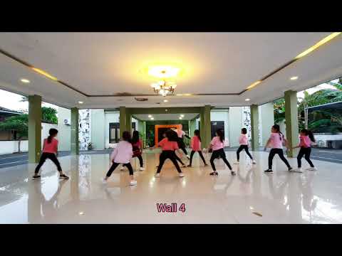 FLOWER Line Dance | #Beginner | Choreo by Astri Dwi | Demo by Rayya Dance
