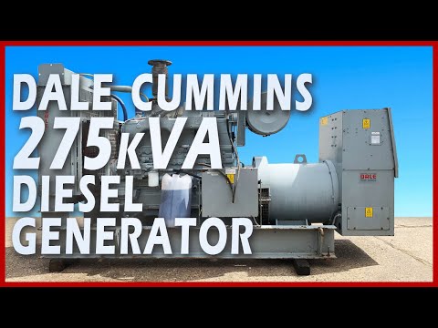 Dale Cummins Diesel Generator 275kVA - XP27547 Test #perkins | #fgwilson Authorised Dealer