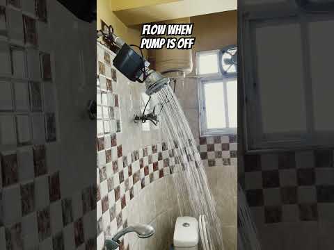 Upgrade your shower in minutes! install a booster pump for better water flow! #DIY #Home #ShowerHack