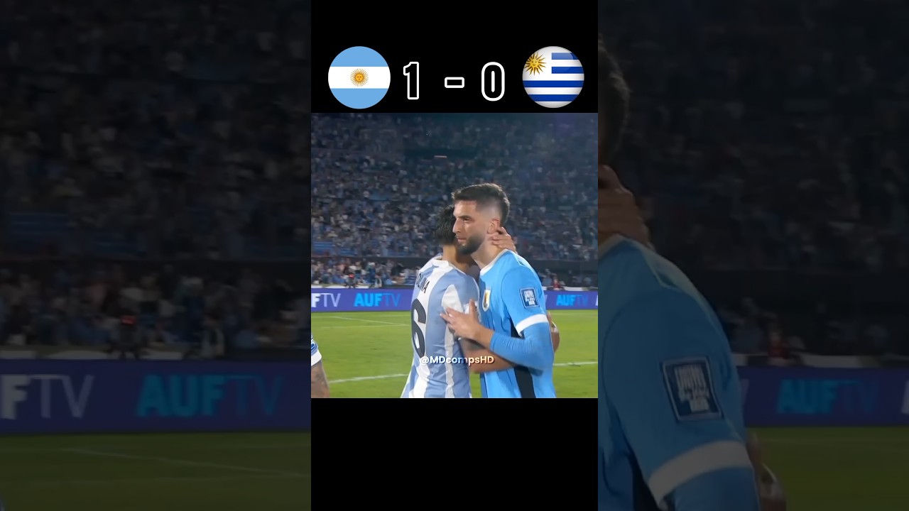 Argentina vs Uruguay #footballviralshorts
