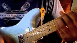 sonic blue blacktop hh fender stratocaster playing nantahala river.m4v