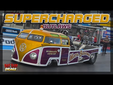 SUPERCHARGED OUTLAWS AT HOT ROD DRAGS 2023 - SANTA POD RACEWAY