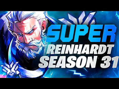 SF Shock Super  Pro Reinhardt gameplay! [ Overwatch Season 31 Top 500 ]