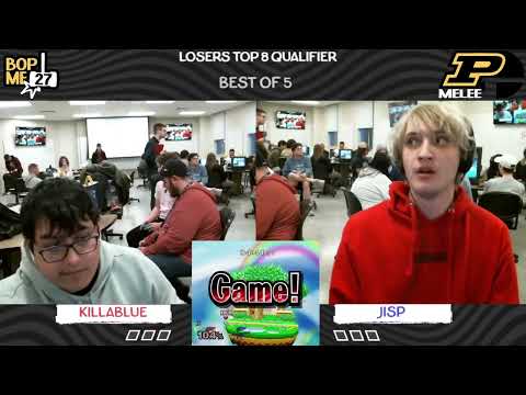 BOPME 27: SSBM Singles Bracket: Jisp (Fox) vs Killablue (Falco)