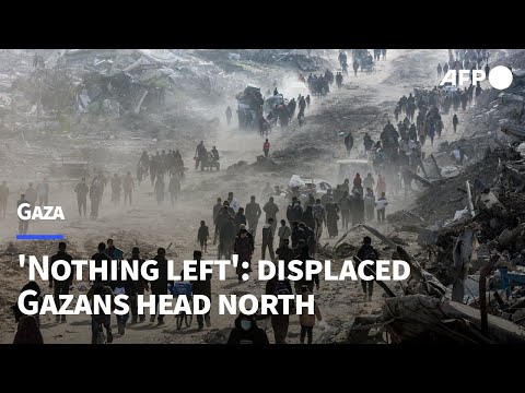 Displaced Palestinians say "nothing left" in northern Gaza after ceasefire begins | AFP