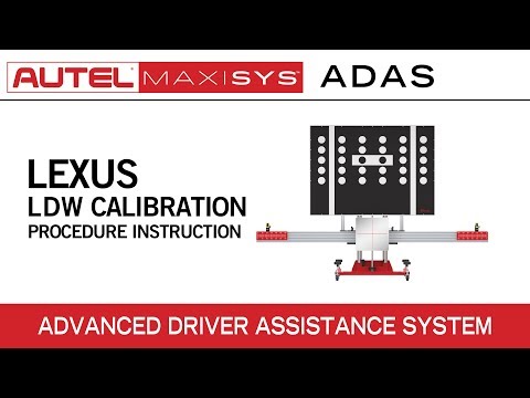 Lexus Lane Camera Calibration Procedure Instruction