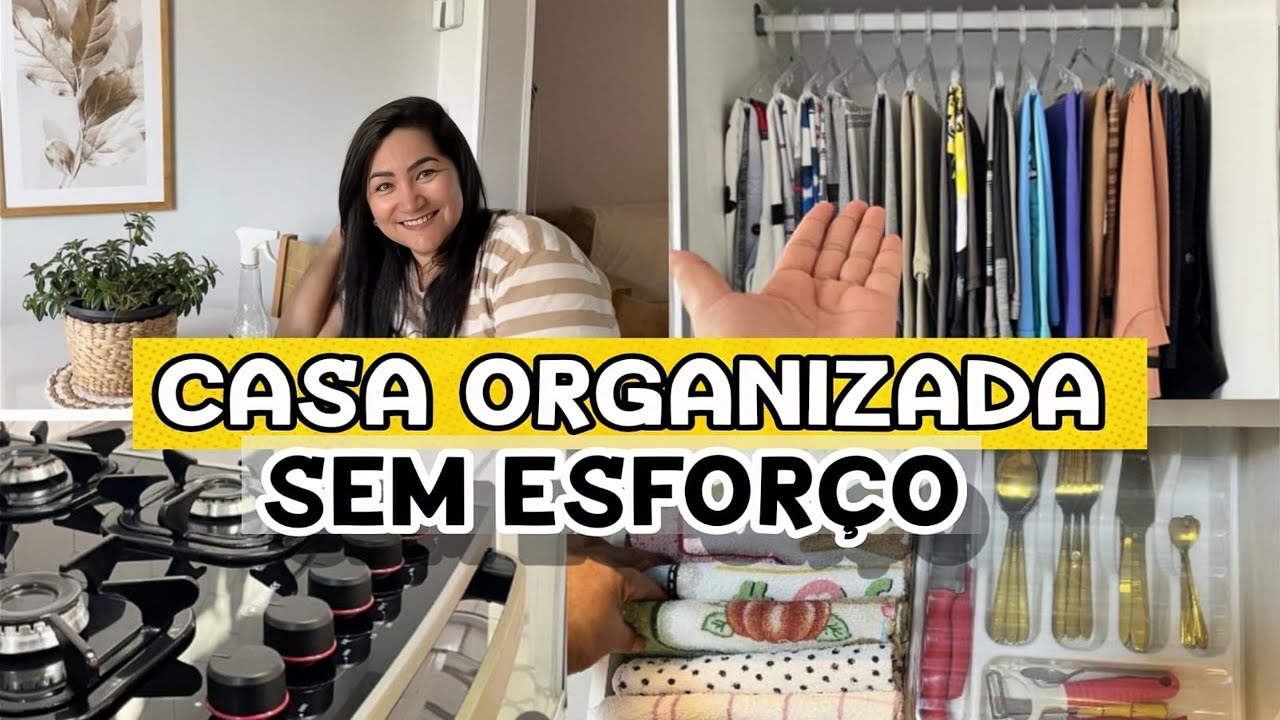 10 Dicas INCRÍVEIS pra deixar a casa organizada sem esforço | casa limpa