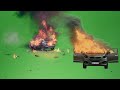 Green Screen Car Burning Pack 2023 Green Screen Car Explosion 100 Free Green Screen Effects