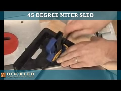 45 Degree Miter Sled Rockler Woodworking and Hardware