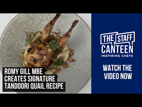 Chef and Writer Romy Gill MBE creates signature quail recipe