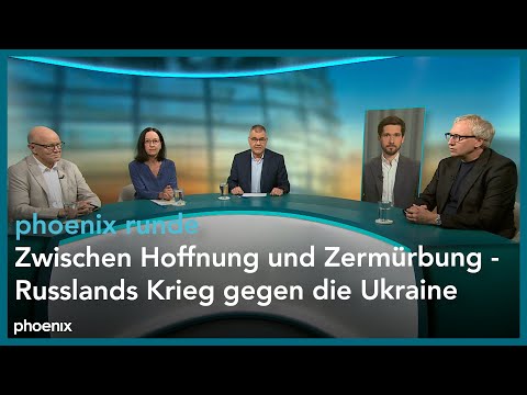 phoenixRunde: Zwischen Hoffnung und Zermürbung - Russlands Krieg gegen die Ukraine