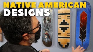 Amazing Skateboard Deck Art by Native American Artists