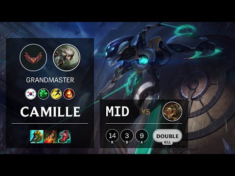 Camille Mid vs Renekton - KR Grandmaster Patch 12.5