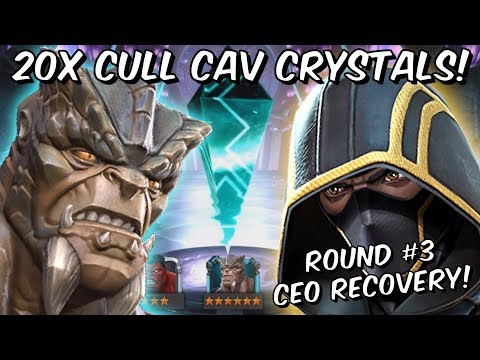 20x 6 Star Cull Obsidian Cavalier Featured Crystal Opening #3! - Marvel Contest of Champions