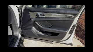Panamera Door Panel Removal