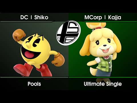 S&Bagar #15 Pools - DC | Shiko (Pac-Man) Vs. MCorp | Kajja (Isabelle) SSBU Ultimate Tournament