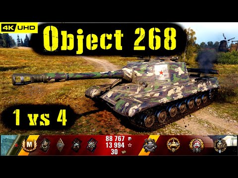 World of Tanks Object 268 Replay - 6 Kills 8.9K DMG(Patch 1.5.1)
