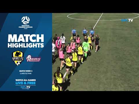 NPL NSW Women's Round 2 Highlights – NWS Spirit v Macarthur Rams