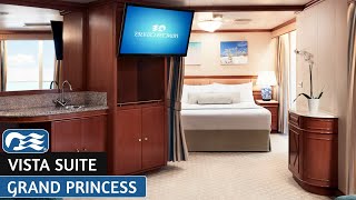 Grand Princess | Vista Suite | Full Walkthrough Tour & Review | 4K