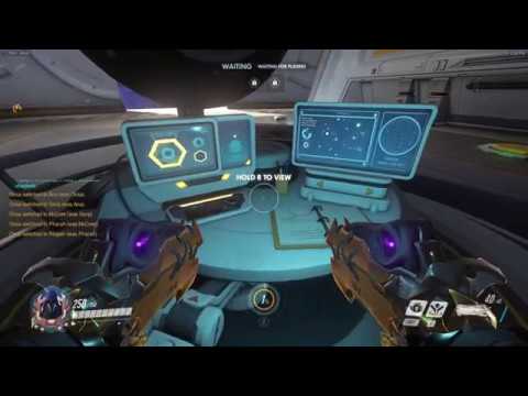 Overwatch Horizon Lunar Colony - All heroes React to the Telescope