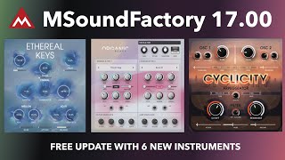 Video thumbnail for MSoundFactory v17.00: 6 New Instruments introduced by meldaproduction