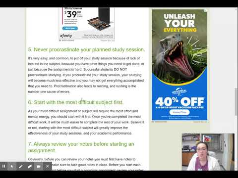 Study Habits of Highly Effective Students- Article Summary