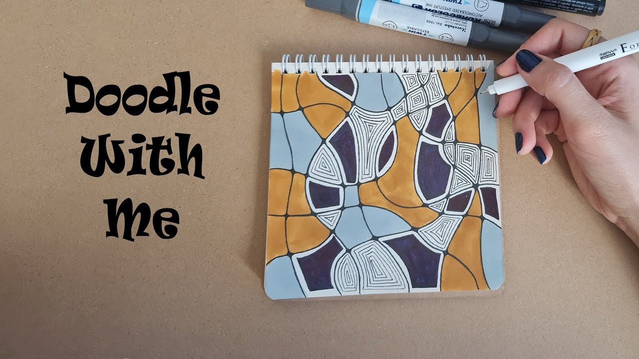 Create An Easy And Beautiful Doodle Drawig With Me