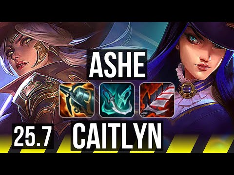 ASHE & Senna vs CAITLYN & Bard (ADC) | Legendary | NA Grandmaster | 25.7