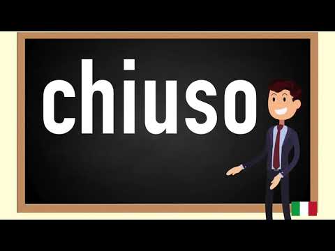 How to pronounce chiuso in Italian