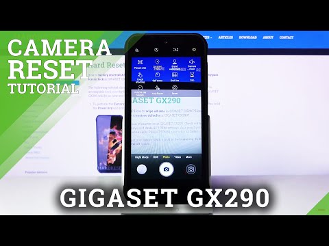 How to Restore Camera Defaults in Gigaset GX290 - Reset Camera Settings