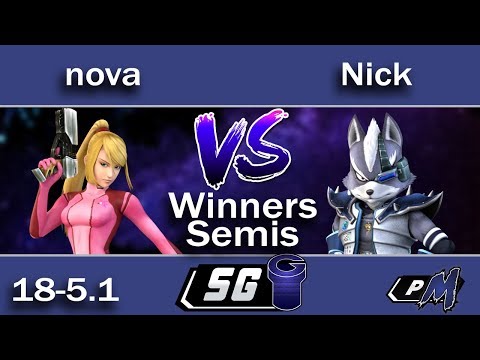 SG 18-5.1 WS - BITC | nova (Zero Suit Samus) vs sfy | Nick (Wolf)