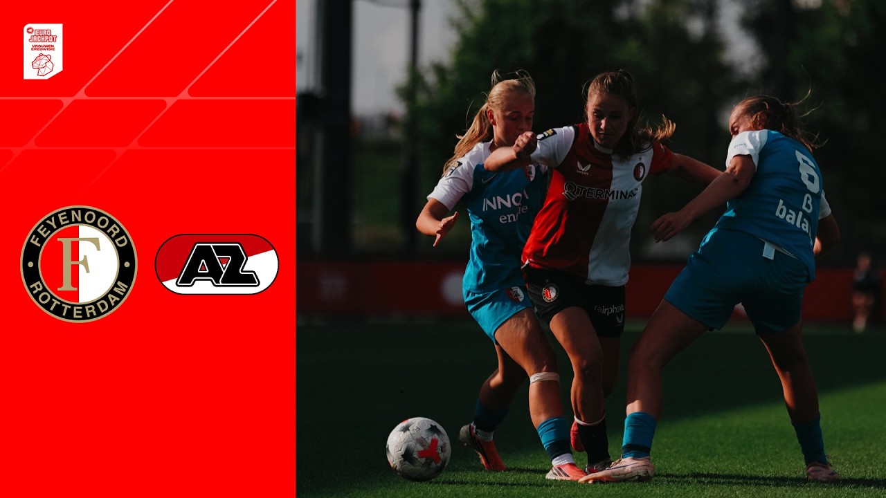 Highlights Feyenoord V1 - AZ | Eurojackpot Vrouwen Eredivisie 2026-2027