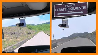 Busfahrt auf Sizilien zum Silvestri Krater am Vulkan Ätna - MSC World 